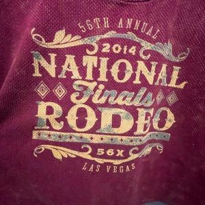 Vintage 2014 Red/Tan/Grey Las Vegas 56th Annual National Finals Rodeo, Women Sm